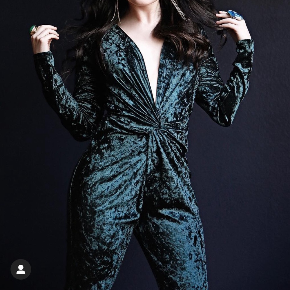Velvet jumpsuit
